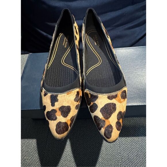 Cole Haan Grand Ambition Skimmer Jaguar Haircalf 7.5 medium new in box - Picture 2 of 12